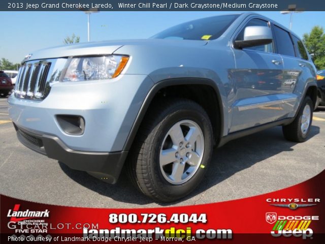 2013 Jeep Grand Cherokee Laredo in Winter Chill Pearl