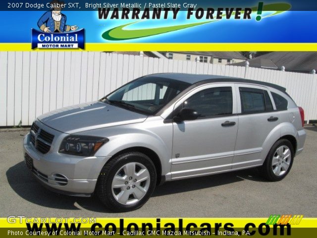 2007 Dodge Caliber SXT in Bright Silver Metallic