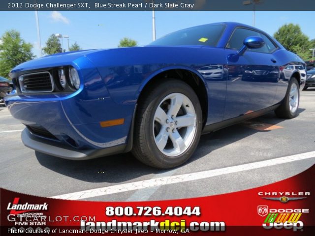 2012 Dodge Challenger SXT in Blue Streak Pearl