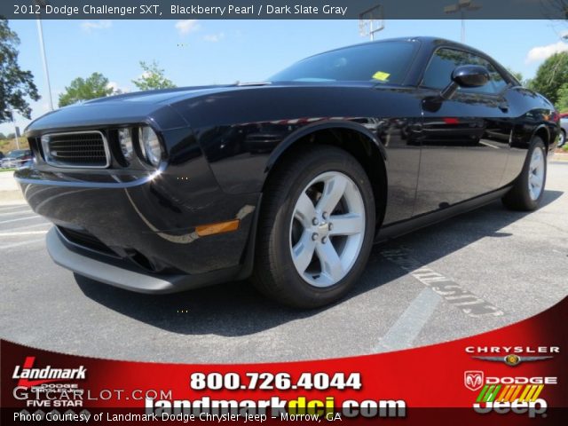 2012 Dodge Challenger SXT in Blackberry Pearl
