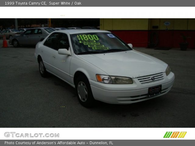 1999 Toyota Camry CE in Super White