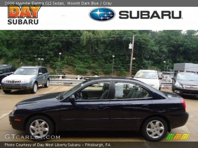 2006 Hyundai Elantra GLS Sedan in Moonlit Dark Blue