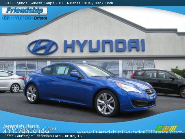 2012 Hyundai Genesis Coupe 2.0T in Mirabeau Blue