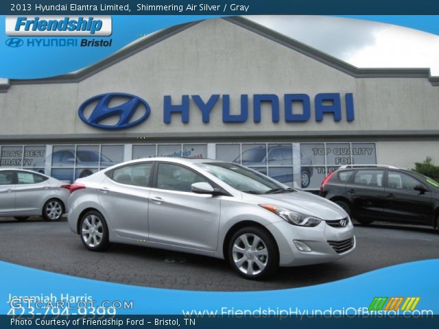 2013 Hyundai Elantra Limited in Shimmering Air Silver