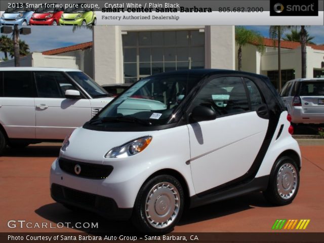2013 Smart fortwo pure coupe in Crystal White