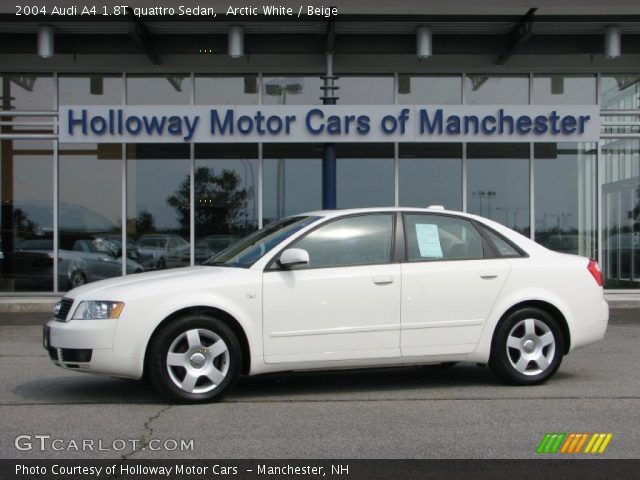 2004 Audi A4 1.8T quattro Sedan in Arctic White