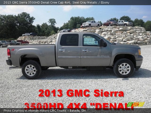 2013 GMC Sierra 3500HD Denali Crew Cab 4x4 in Steel Gray Metallic