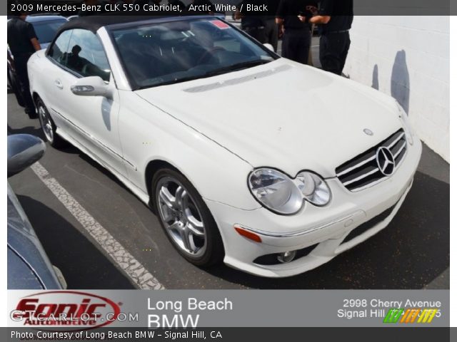2009 Mercedes-Benz CLK 550 Cabriolet in Arctic White