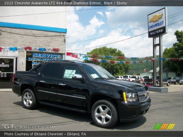 2013 Chevrolet Avalanche LTZ 4x4 Black Diamond Edition in Black