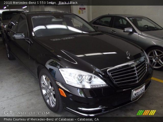 2010 Mercedes-Benz S 550 Sedan in Black