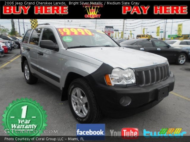 2006 Jeep Grand Cherokee Laredo in Bright Silver Metallic