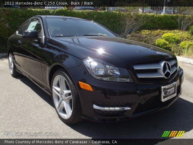 2013 Mercedes-Benz C 250 Coupe in Black