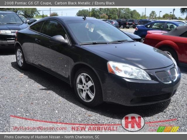 2008 Pontiac G6 GT Coupe in Carbon Black Metallic