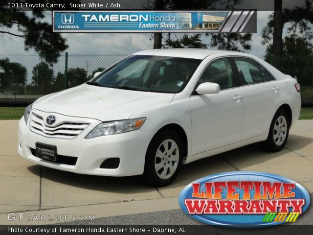 2011 Toyota Camry  in Super White