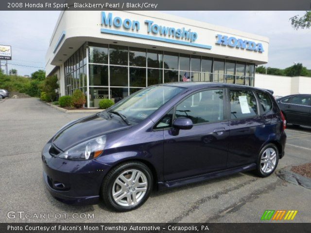 2008 Honda Fit Sport in Blackberry Pearl