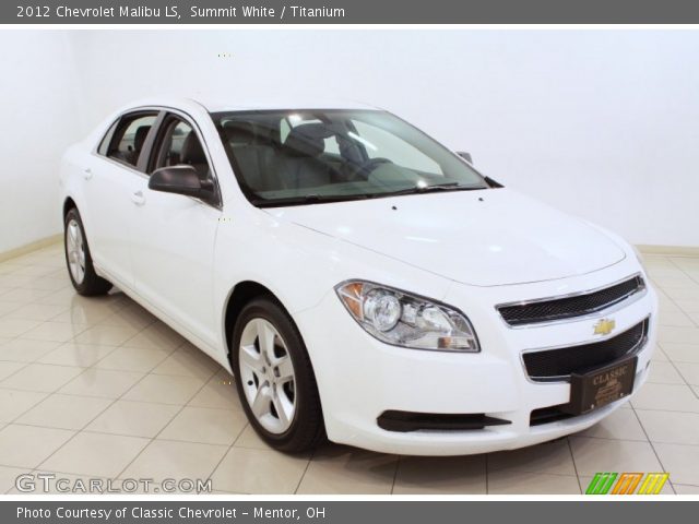 2012 Chevrolet Malibu LS in Summit White