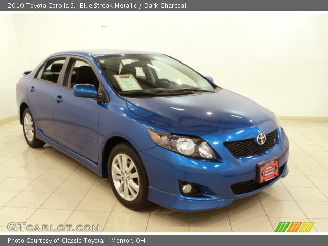 2010 Toyota Corolla S in Blue Streak Metallic