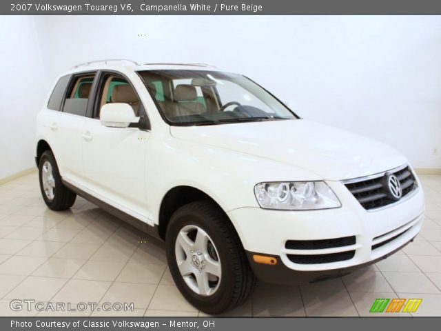 2007 Volkswagen Touareg V6 in Campanella White