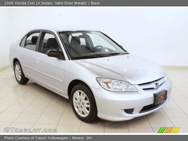 2005 Honda Civic LX Sedan in Satin Silver Metallic