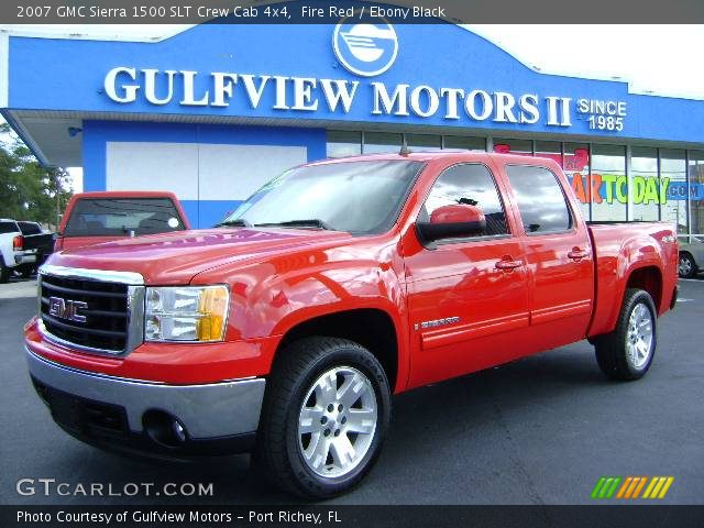 2007 GMC Sierra 1500 SLT Crew Cab 4x4 in Fire Red