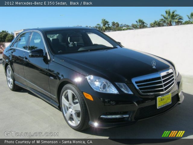 2012 Mercedes-Benz E 350 Sedan in Black