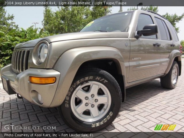 2004 Jeep Liberty Limited 4x4 in Light Khaki Metallic