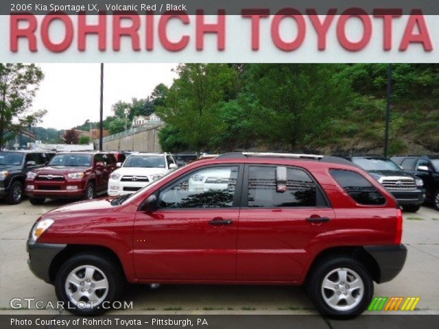 2006 Kia Sportage LX in Volcanic Red