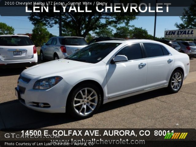 2010 Chevrolet Malibu LTZ Sedan in Summit White