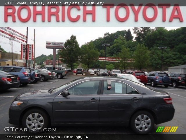 2010 Toyota Camry LE in Magnetic Gray Metallic