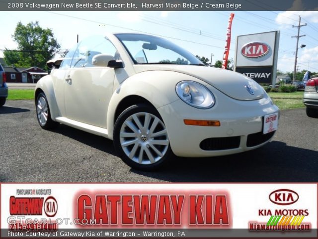 2008 Volkswagen New Beetle SE Convertible in Harvest Moon Beige