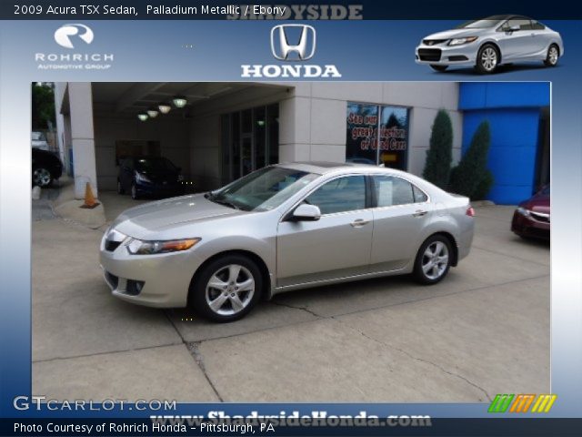 2009 Acura TSX Sedan in Palladium Metallic
