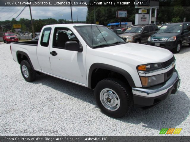 2007 Chevrolet Colorado LS Extended Cab 4x4 in Summit White