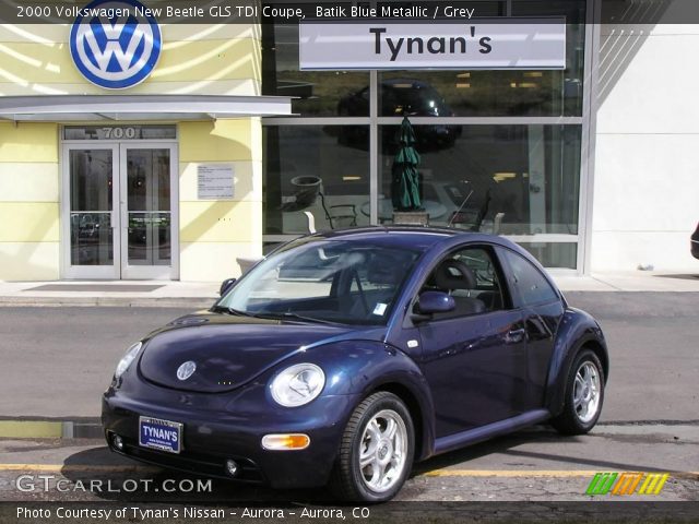 2000 Volkswagen New Beetle GLS TDI Coupe in Batik Blue Metallic