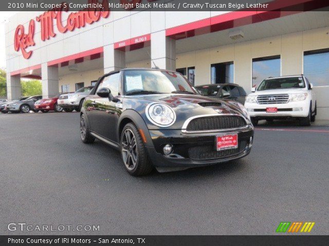 2010 Mini Cooper S Convertible in Midnight Black Metallic