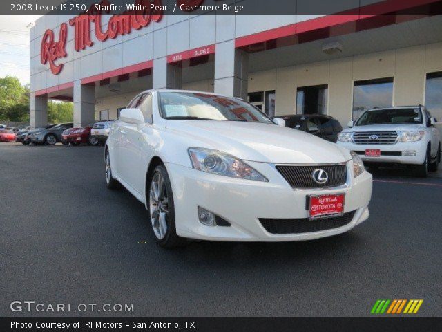 2008 Lexus IS 250 in Starfire White Pearl