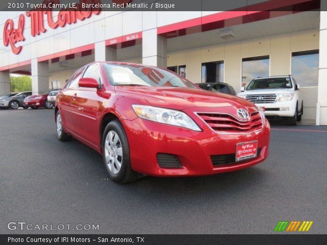 2010 Toyota Camry LE in Barcelona Red Metallic