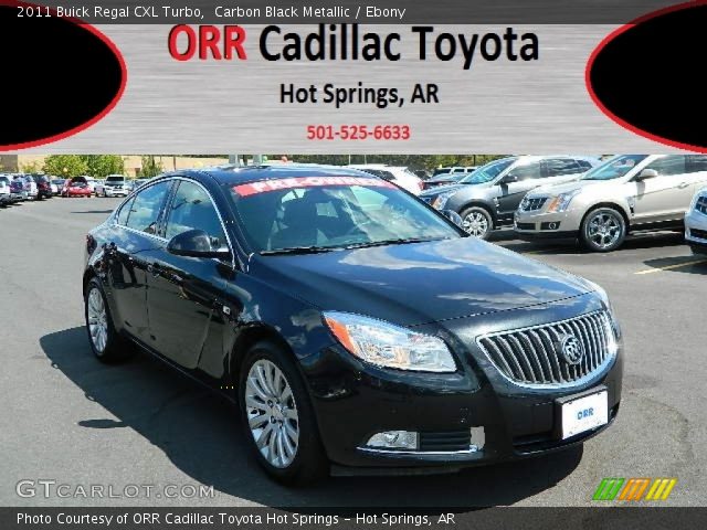 2011 Buick Regal CXL Turbo in Carbon Black Metallic