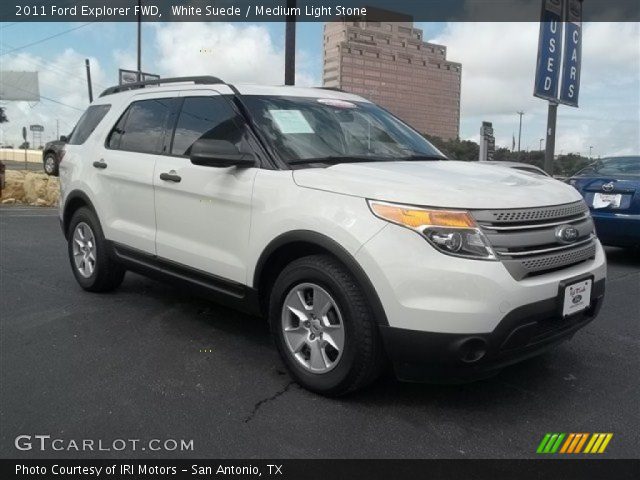 2011 Ford Explorer FWD in White Suede