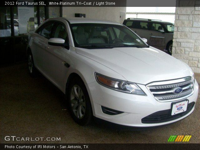 2012 Ford Taurus SEL in White Platinum Tri-Coat