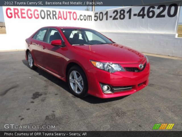 2012 Toyota Camry SE in Barcelona Red Metallic