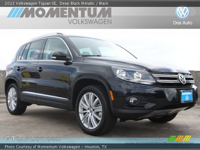 2013 Volkswagen Tiguan SE in Deep Black Metallic