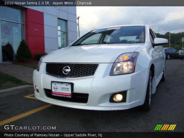 2010 Nissan Sentra 2.0 SR in Aspen White