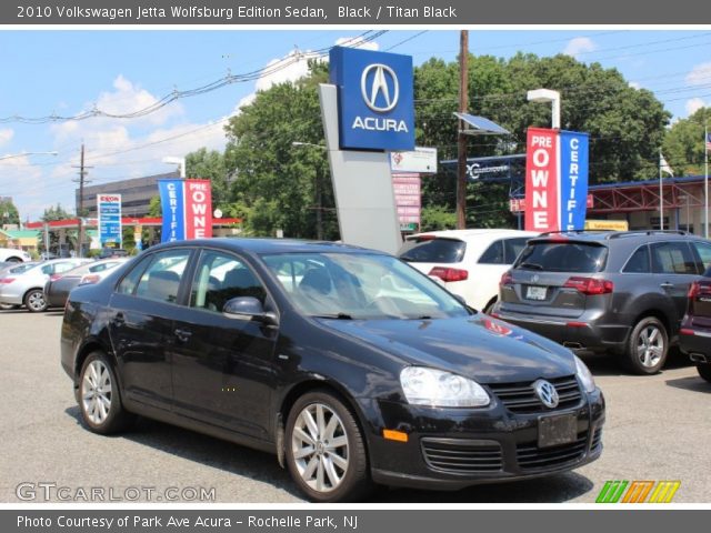 2010 Volkswagen Jetta Wolfsburg Edition Sedan in Black