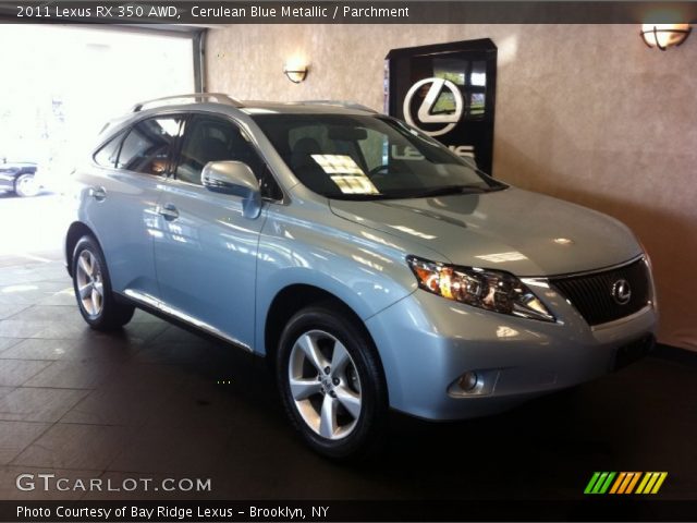 2011 Lexus RX 350 AWD in Cerulean Blue Metallic