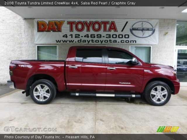 2008 Toyota Tundra Limited CrewMax 4x4 in Salsa Red Pearl