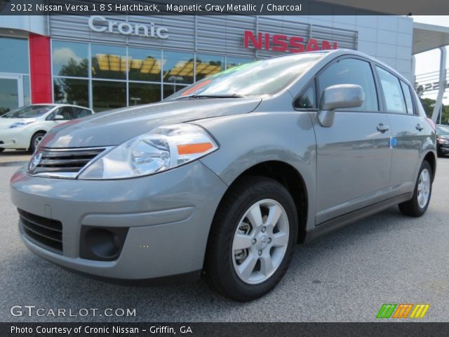 2012 Nissan Versa 1.8 S Hatchback in Magnetic Gray Metallic