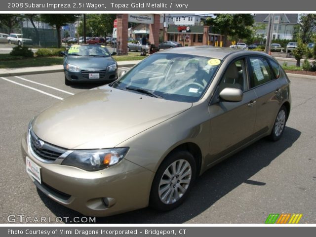 2008 Subaru Impreza 2.5i Wagon in Topaz Gold Metallic