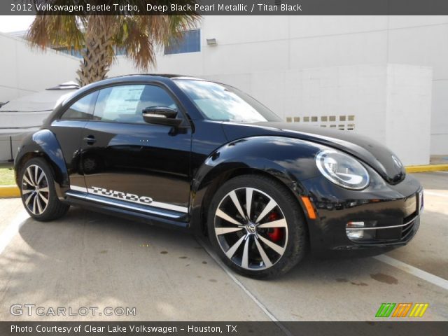 2012 Volkswagen Beetle Turbo in Deep Black Pearl Metallic
