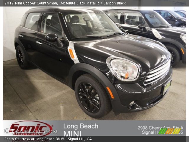 2012 Mini Cooper Countryman in Absolute Black Metallic