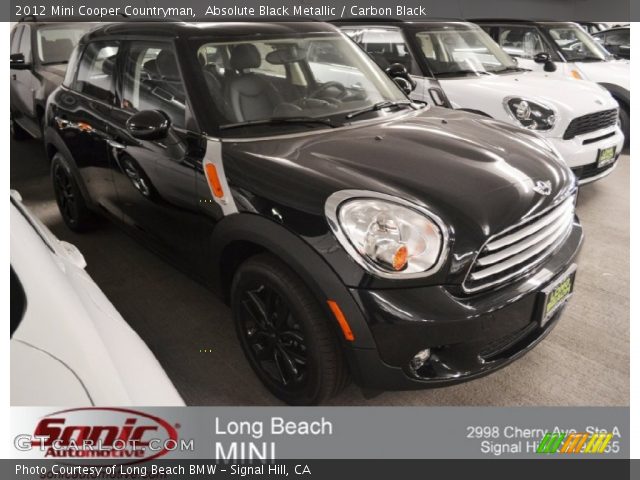 2012 Mini Cooper Countryman in Absolute Black Metallic